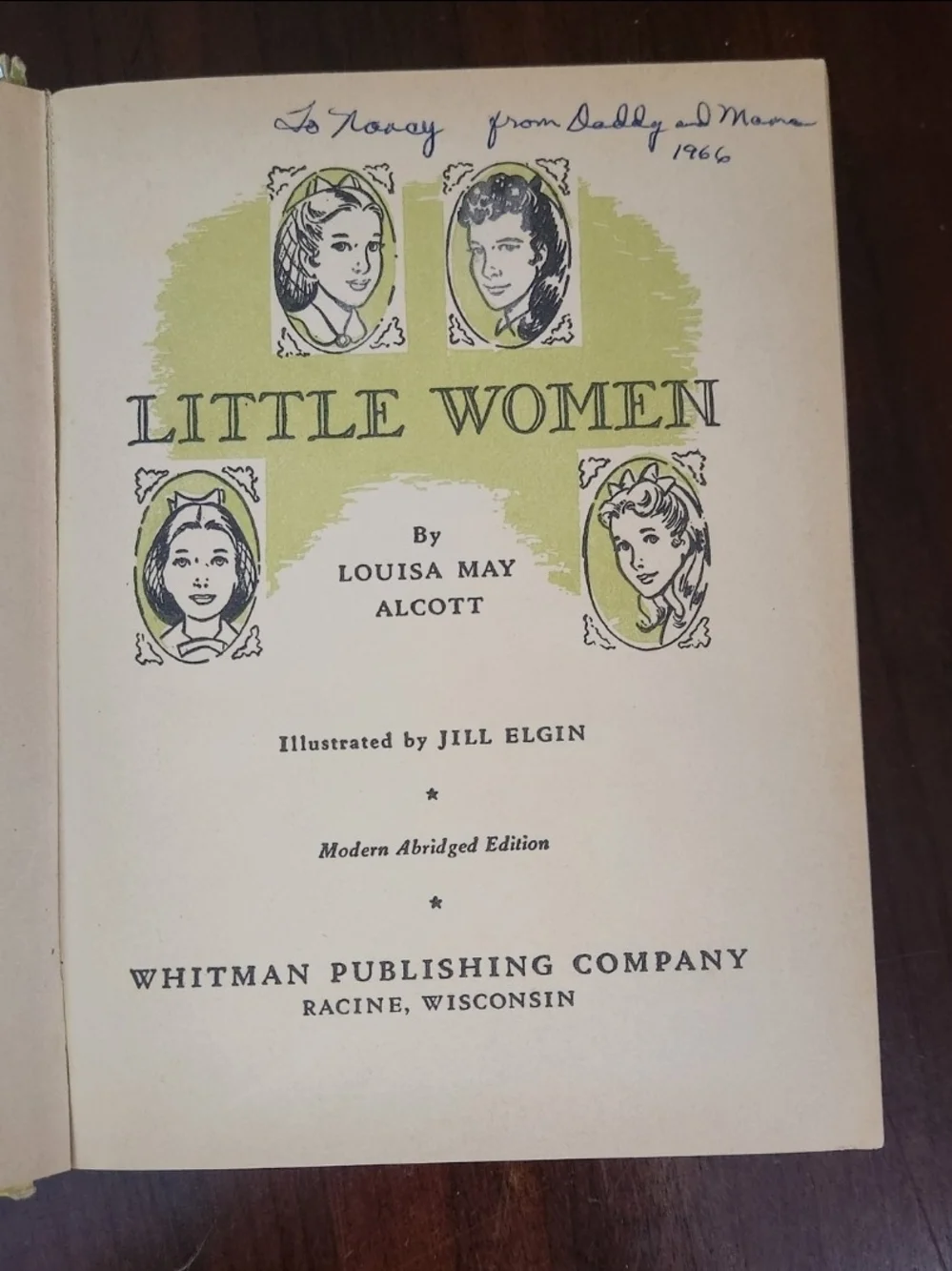 Vintage 1965 Little Woman by Louisa May Alcott Hardcover Book Modern Abridged